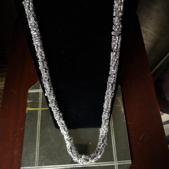 Amazing Bling Necklace/Belt 35" Long 100's of Rhin - Picture 2 of 8
